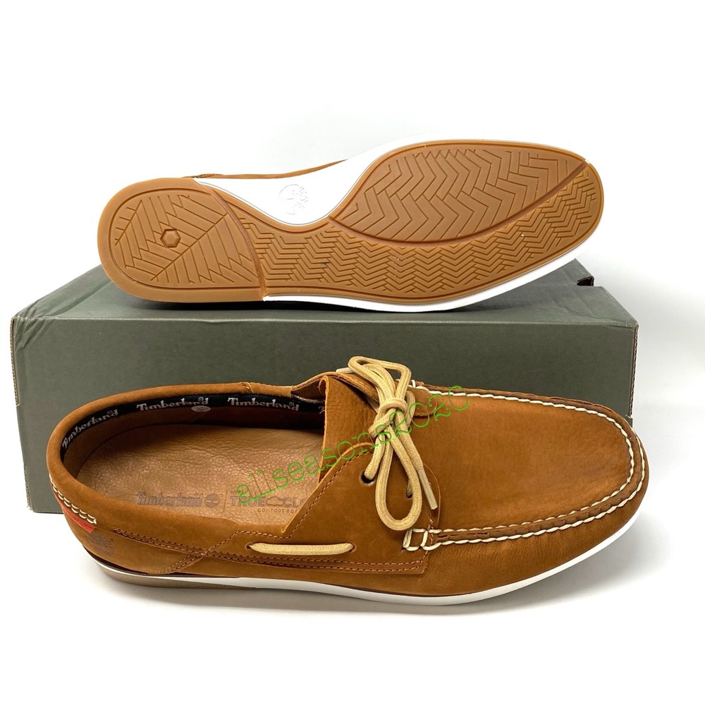 Timberland Atlantic Break Boat Men’s Shoes Nubuck - Picture 3 of 12